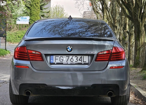 BMW Seria 5 cena 69900 przebieg: 177000, rok produkcji 2011 z Tuszyn małe 172